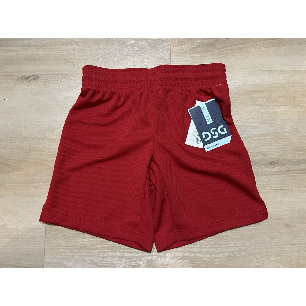 NWT Girls DSG Basketball Shorts Red Size XXS Youth Kids Unisex Tango Red